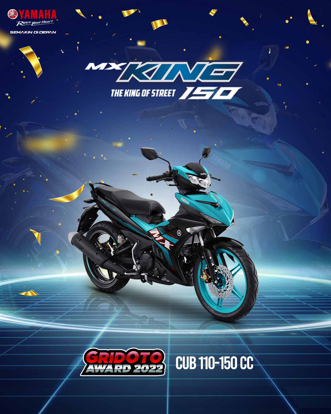 Best Cub 150cc: MX King 150 GridOto Award 2022