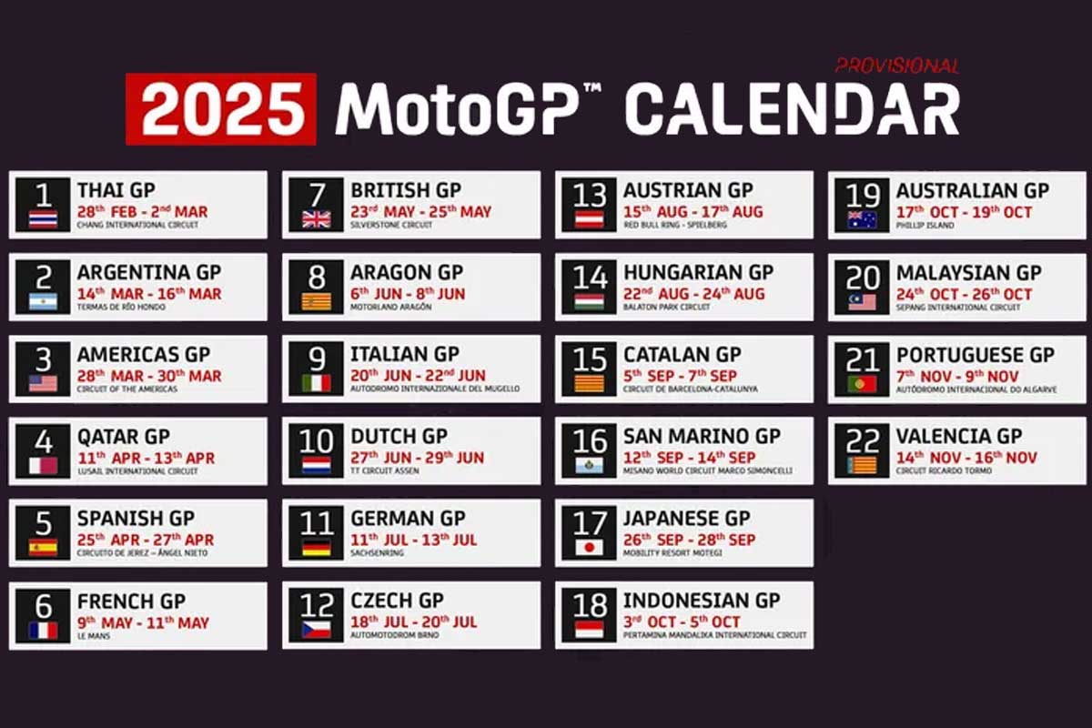 Jadwal MotoGP 2025