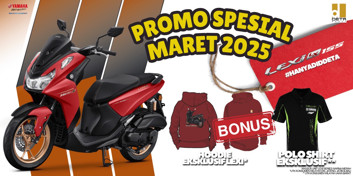 Promo Spesial Ramadan 2025! Beli Yamaha Lexi di Dealer Yamaha Deta, Dapatkan Merchandise Eksklusif & Hemat hingga 5 Juta