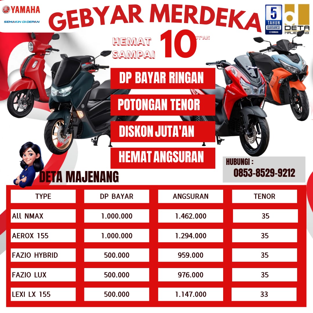 Promo Gebyar Merdeka - Yamaha Deta Majenang