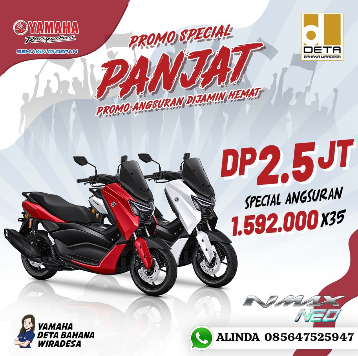 Promo Merdeka Yamaha Nmax Neo Yamaha Deta Wiradesa