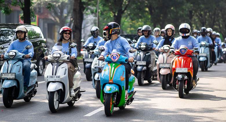 Yamaha Grand Filano Hybrid Gandeng The Coffee Bean: Nikmati Sensasi Berkendara Stylish Sambil Ngopi Premium
